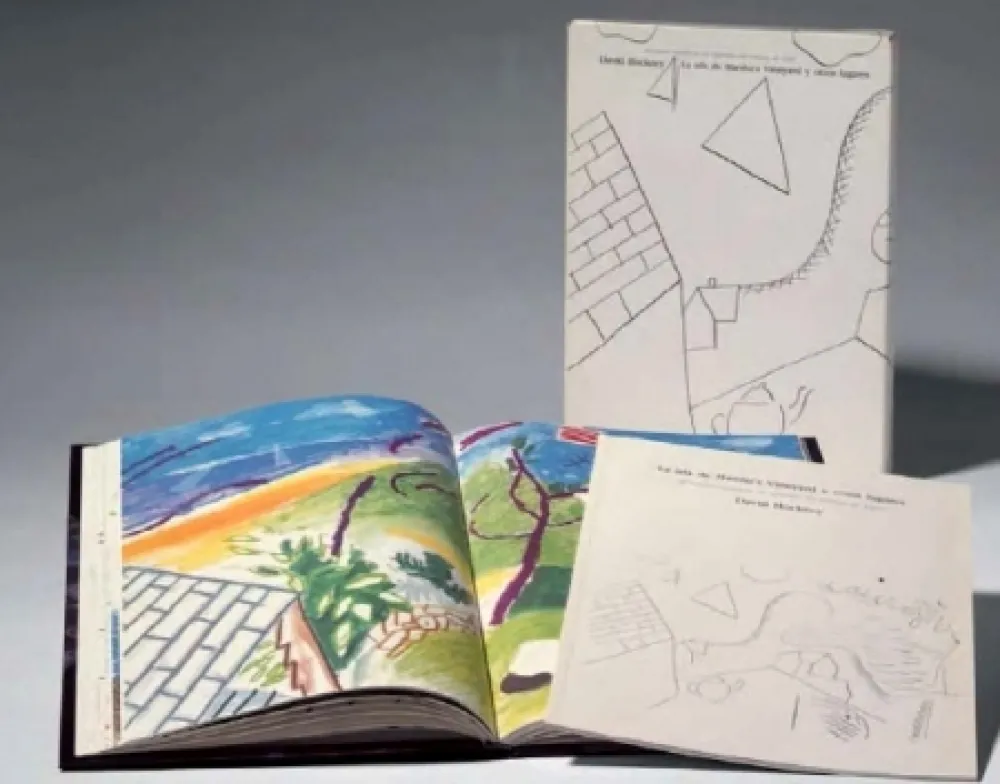 Libro Ilustrado Hockney -  La Isla de Martha Vineyard y otros lugares