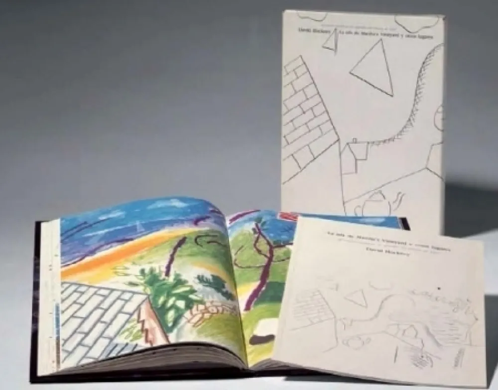 Libro Ilustrado Hockney - La Isla de Martha Vineyard y otros lugares