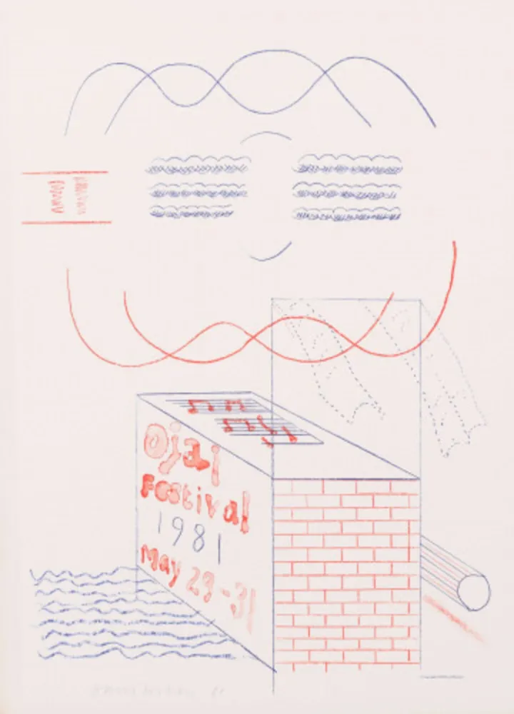 Litografía Hockney - Ojai Festival