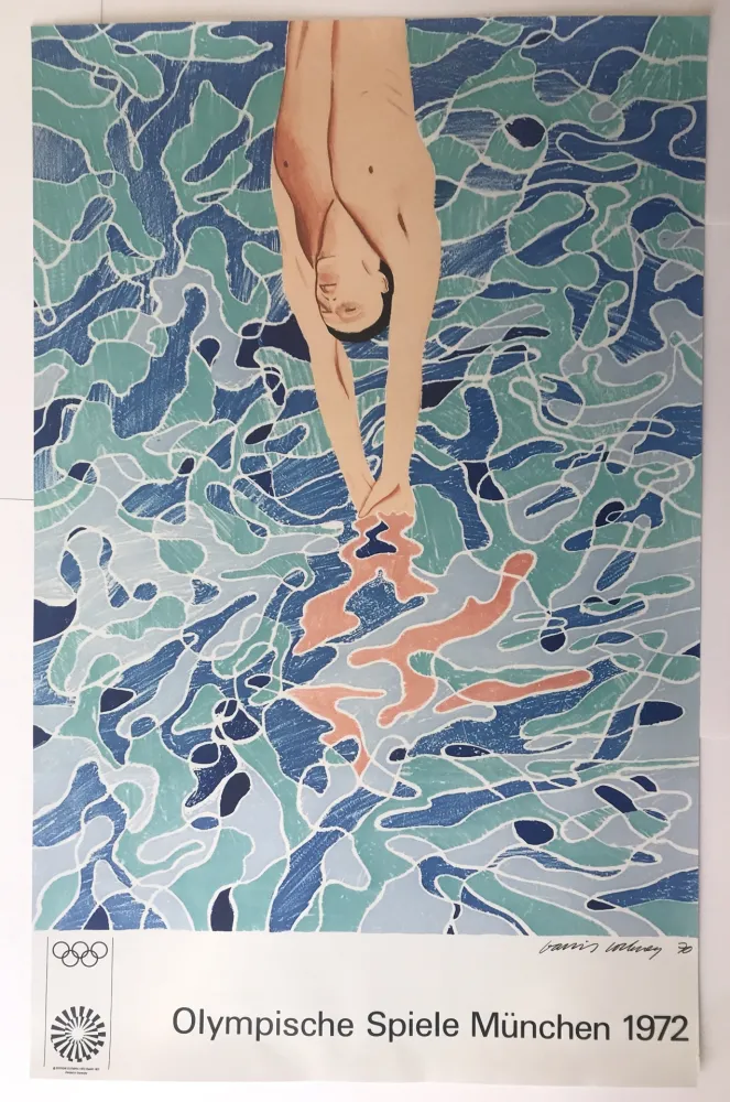 Cartel Hockney - Olympische Spiele München