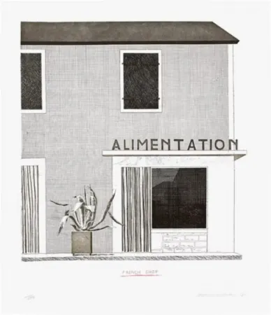 Aguafuerte Y Aguatinta Hockney - The French Shop