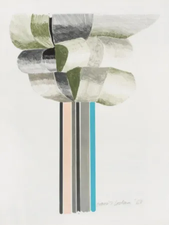 Litografía Hockney - Trees