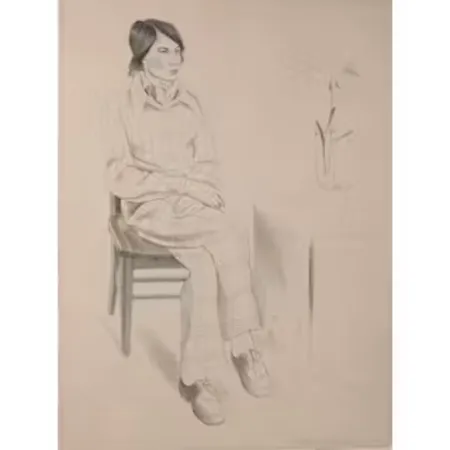 Litografía Hockney - Yves Marie