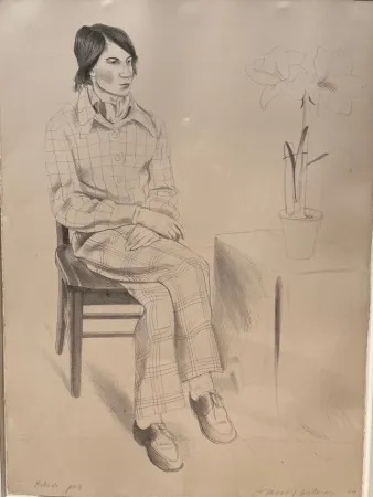 Litografía Hockney - Yves Marie