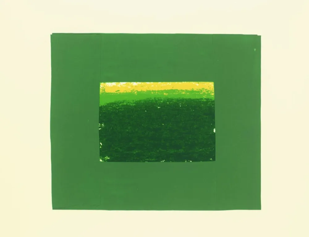 Serigrafía Hodgkin - Indian Views - Plate K