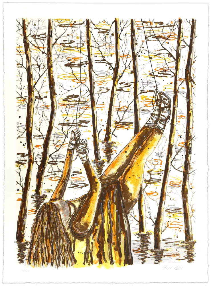 Litografía Holm - Sans titre 2