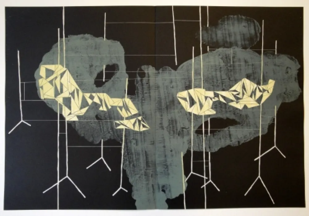 Litografía Honegger - Transmissions