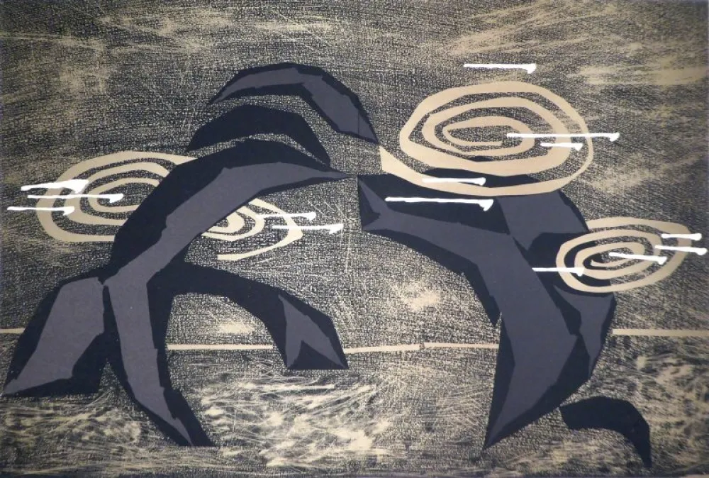 Litografía Honegger - Transmissions