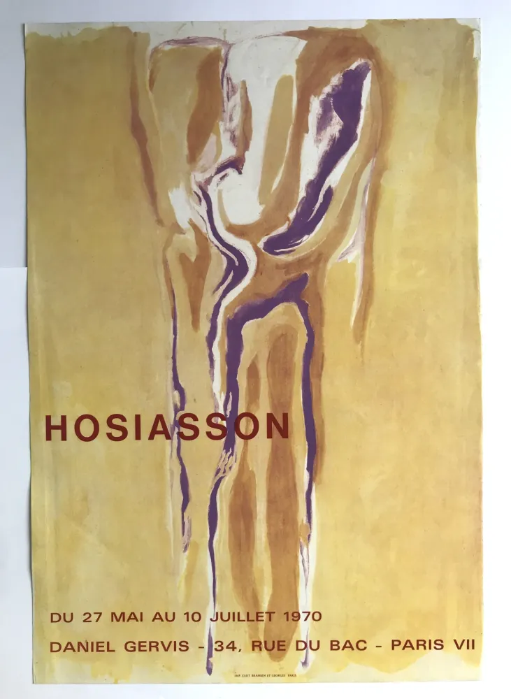 Cartel Hosiasson - Galerie Daniel Gervis