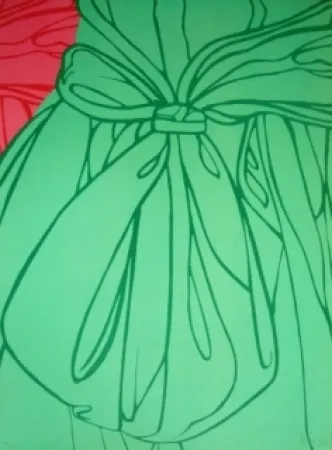 Litografía Hoyos - Nudo ma vestido di Mahanasita - 1 