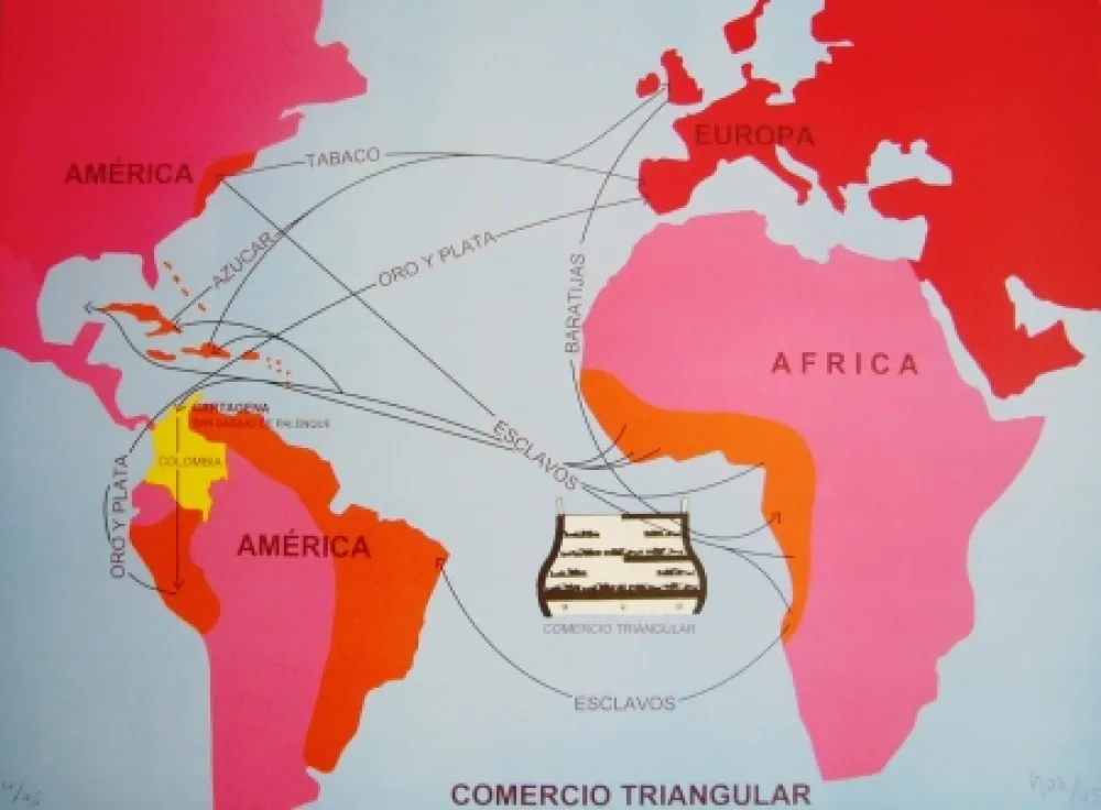 Litografía Hoyos -  Triangulo Comercial 