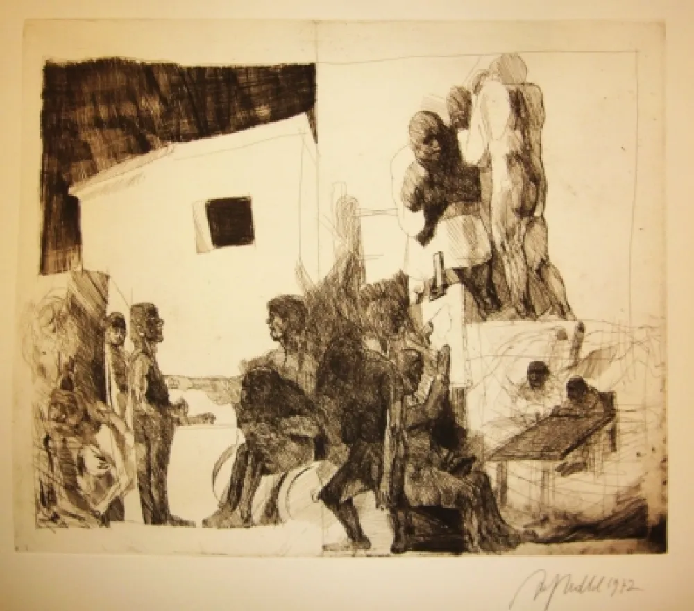 Grabado Hrdlicka - Atelier