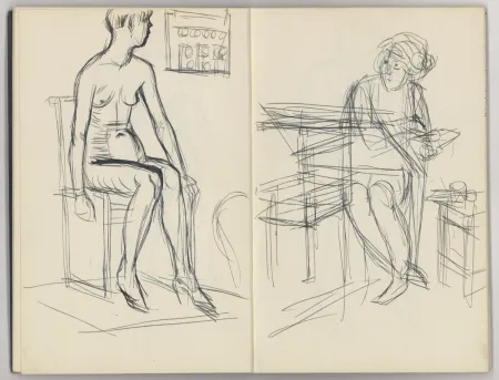 Sin Técnico Hubbuch -  Skizzenbuch mit 24 Zeichnungen