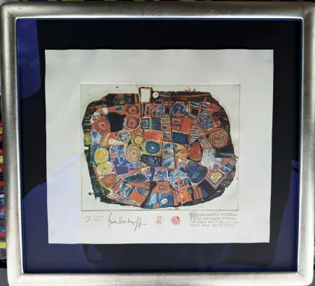 Aguafuerte Y Aguatinta Hundertwasser - Der Garten, The Garden, Le Jardin