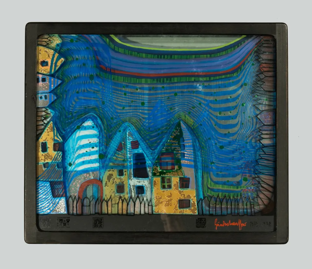 Múltiple Hundertwasser - Fall in cloud. Fall in fog. Fall out