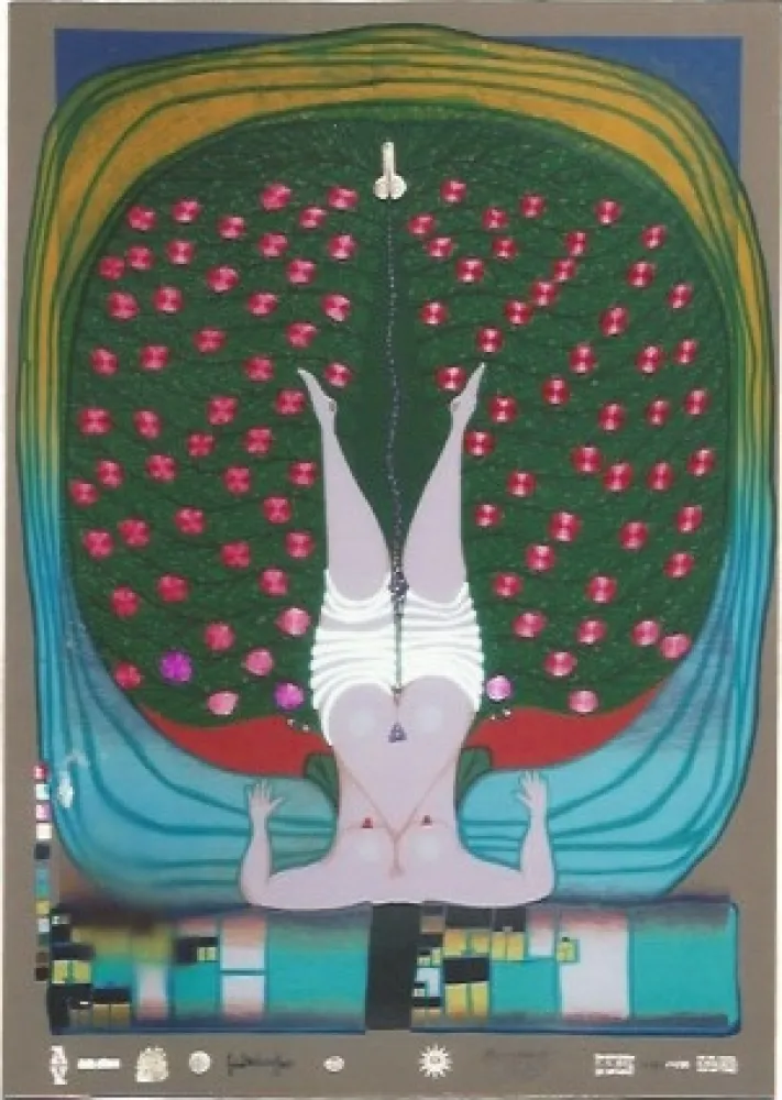 Serigrafía Hundertwasser - Homage to Schroeder-Sonnenstern