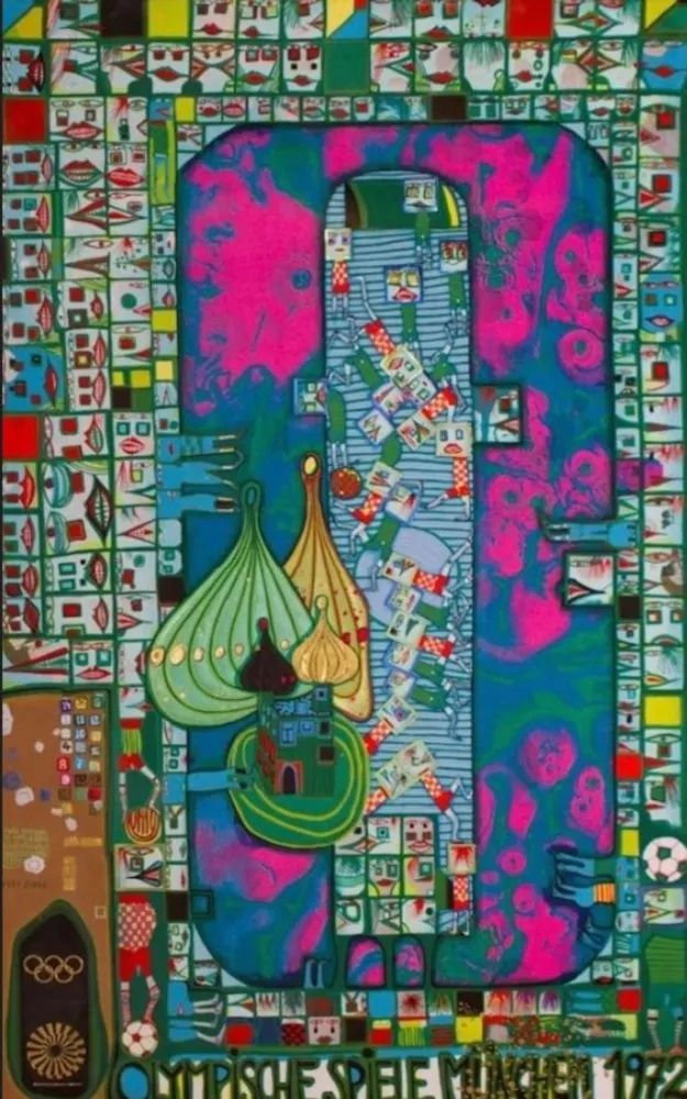 Múltiple Hundertwasser - Olympic Pink Munich