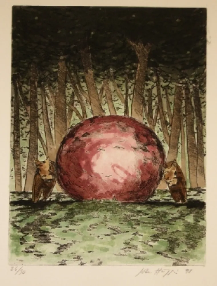 Aguafuerte Y Aguatinta Hüppi - Sans titre 6