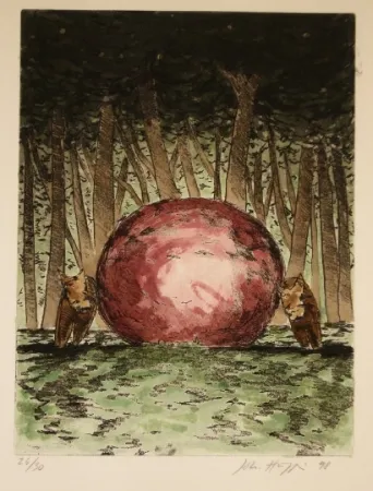 Aguafuerte Y Aguatinta Hüppi - Sans titre 6