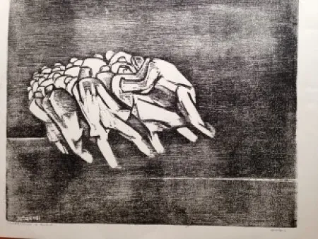 Aguafuerte Ibarrola - Paisajes de Euskadi