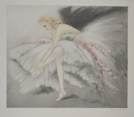 Grabado Icart - Fair Dancer, Music Hall