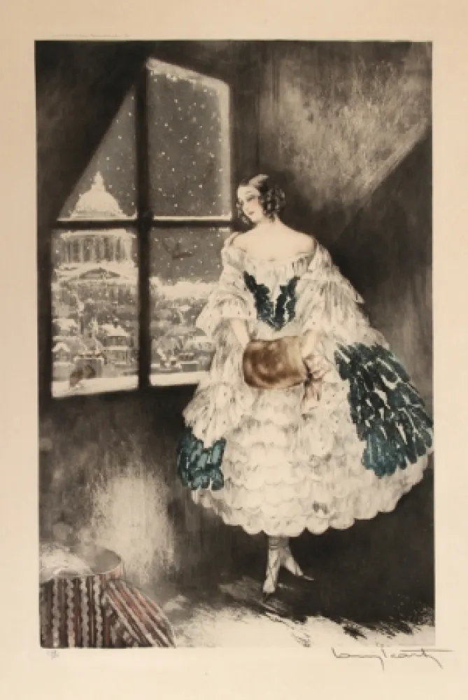 Aguafuerte Icart - Mimi