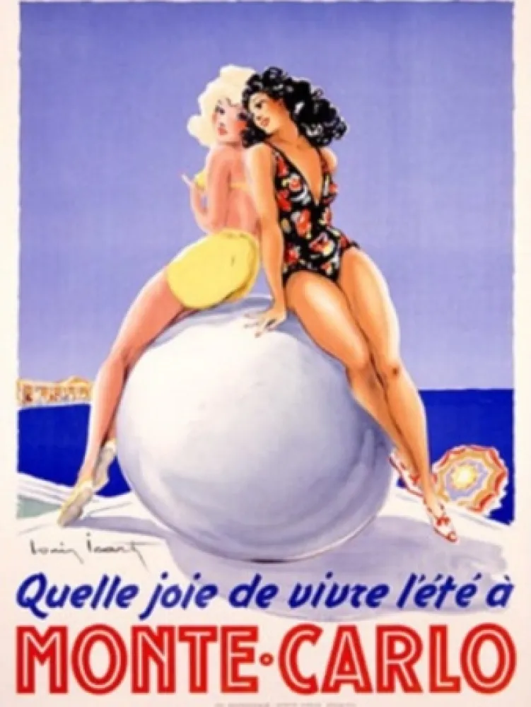 Litografía Icart - MONTE CARLO