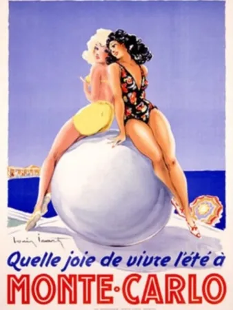 Litografía Icart - MONTE CARLO