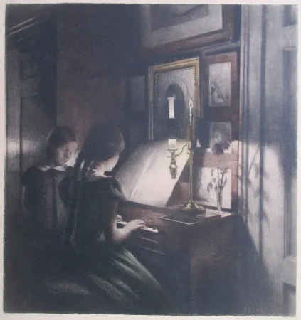Grabado Ilsted - Evening II