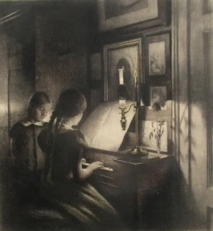 Grabado Ilsted - Evening II