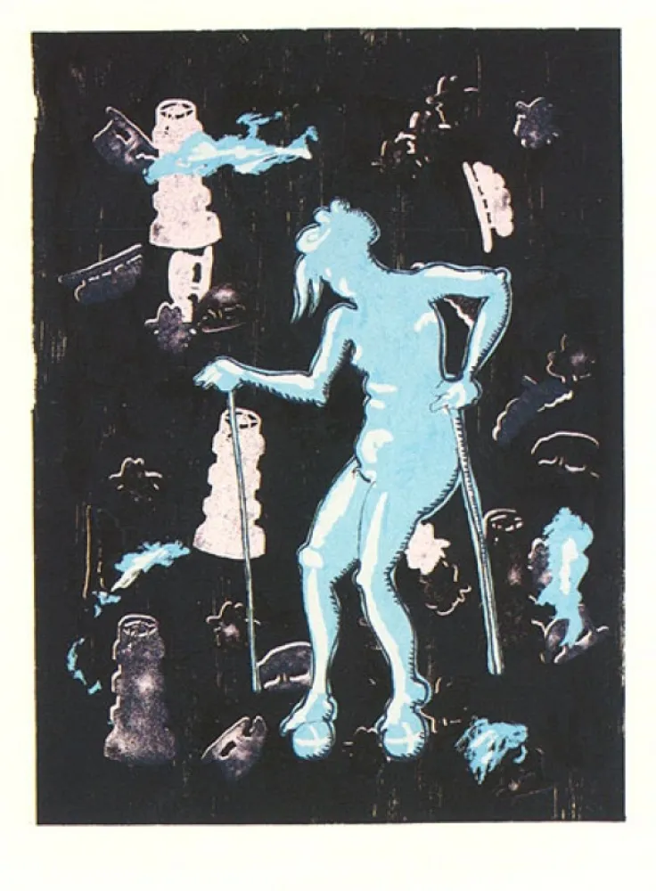 Múltiple Immendorff - Dialog - Gertrude