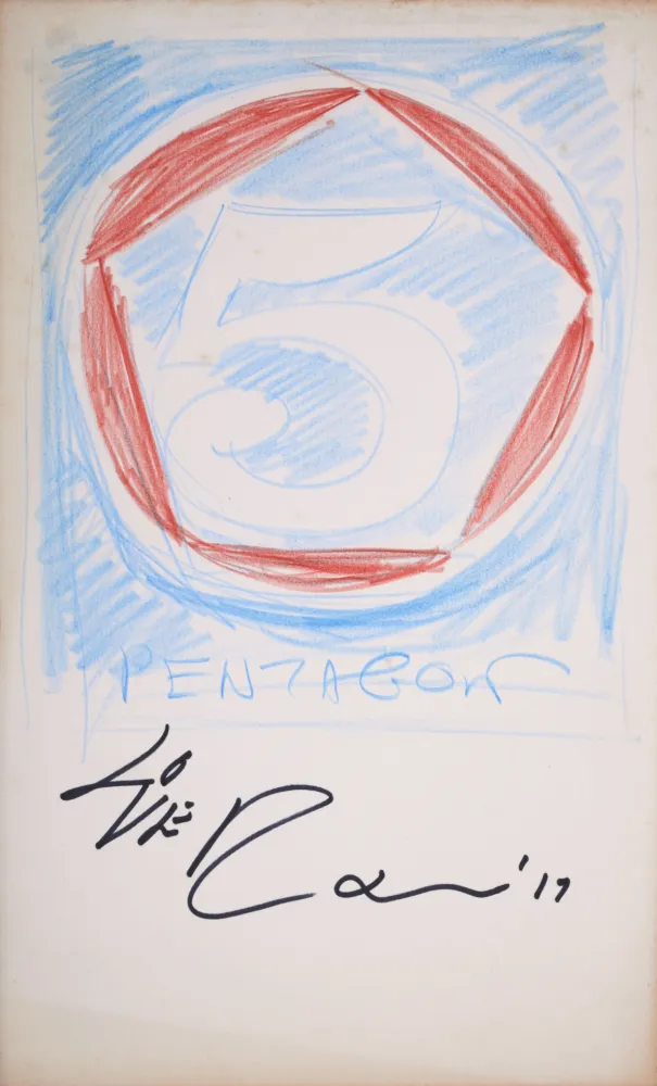 Sin Técnico Indiana - 5 Pentagon #1, 2017 - Hand-signed