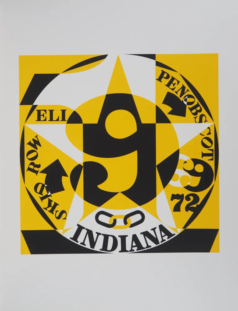 Serigrafía Indiana - American Dream : Decade, Autoportrait 1969