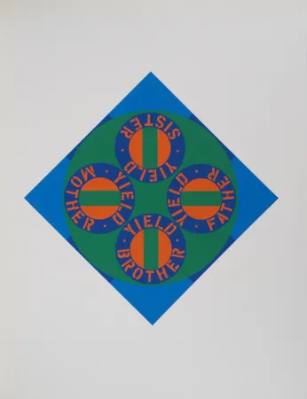 Serigrafía Indiana - American Dream Family, Yield Brother