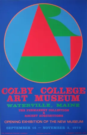 Serigrafía Indiana - Colby College, Art Museum, Waterville, Maine. The permanent collection & recent acquistions. Opening exhibition of the new museum, September 16- November 3, 1973