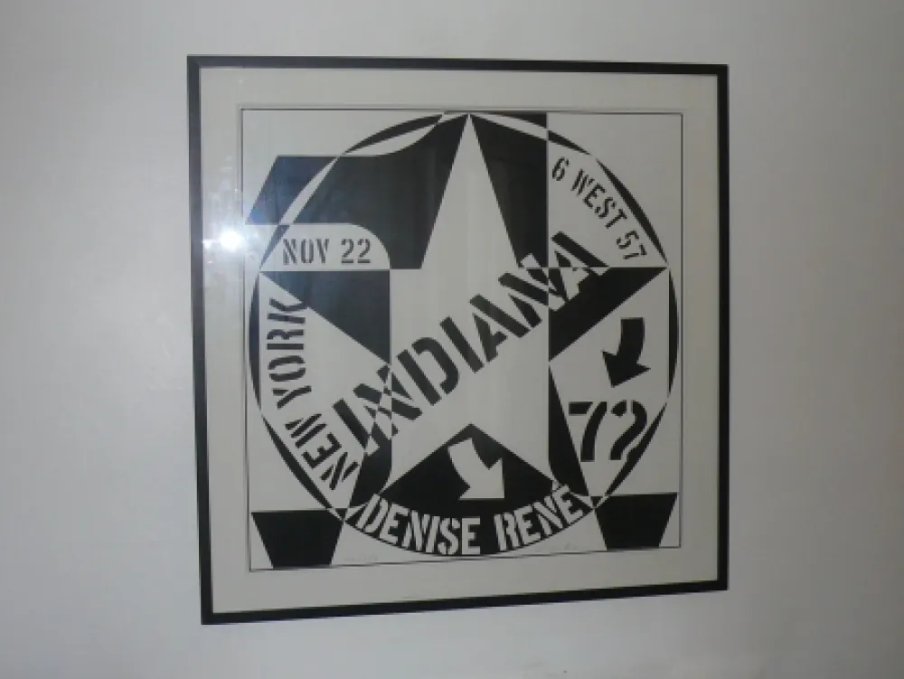 Litografía Indiana - Denise René - NY