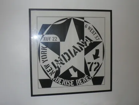 Litografía Indiana - Denise René - NY