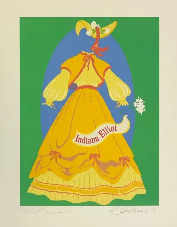 Litografía Indiana - INDIANA ELLIOT