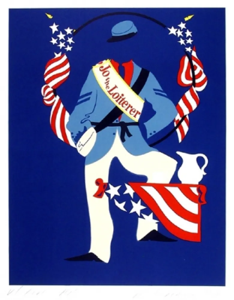 Litografía Indiana - JO THE LOITERER