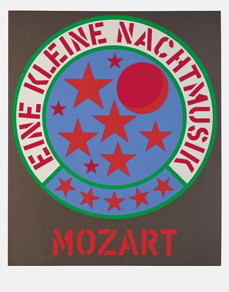 Serigrafía Indiana - Mozart - Eine kleine Nachtmusik