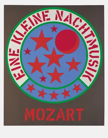 Serigrafía Indiana - Mozart - Eine kleine Nachtmusik