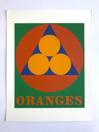 Serigrafía Indiana - Oranges / The American Dream