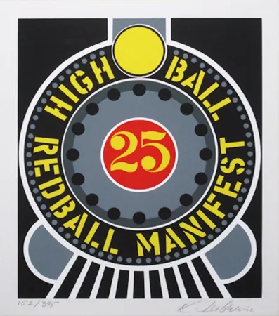 Serigrafía Indiana - The American Dream (High Ball Redball Manifest)