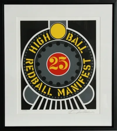 Serigrafía Indiana - The American Dream: High Ball Redball Manifest
