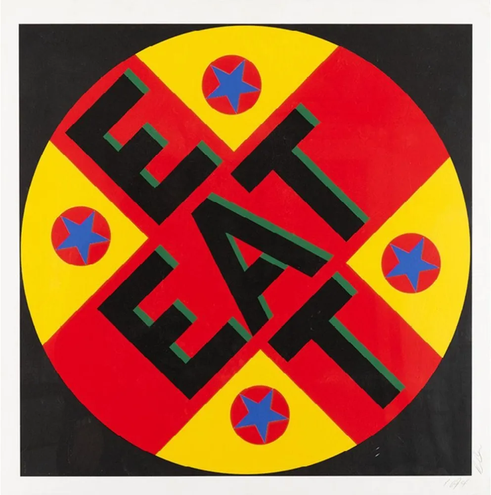 Serigrafía Indiana - The American Dream No. 2 - Eat