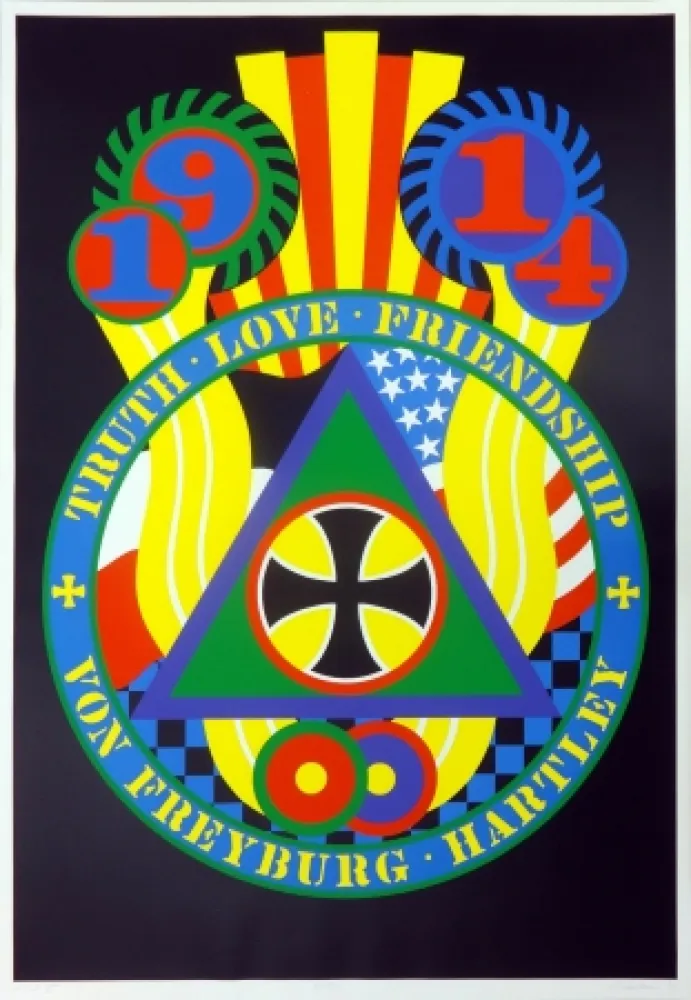 Serigrafía Indiana - The Hartley Elegies: Berlin Series, KvF V, 1990