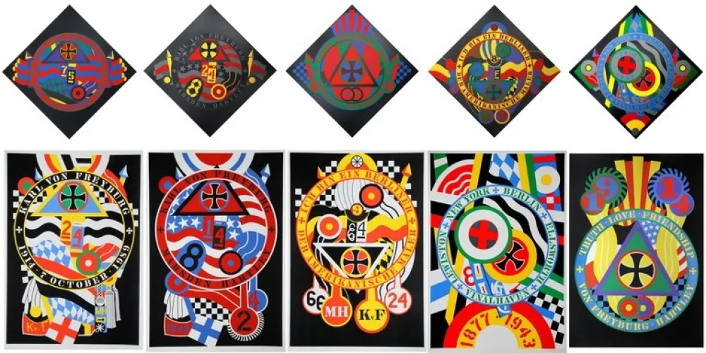 Serigrafía Indiana - The Hartley Elegies: The Berlin Series - KvF I - X