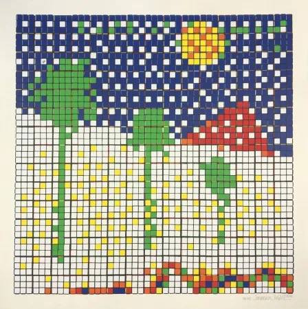 Serigrafía Invader - Boys Don’t Cry