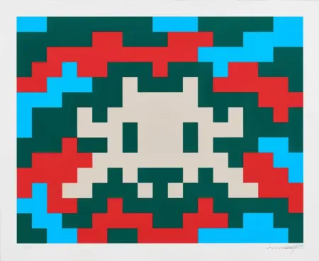 Serigrafía Invader - CAMO M-4C-M2