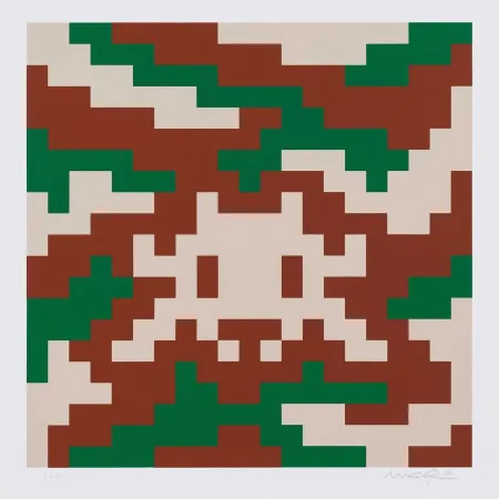 Serigrafía Invader - CAMO S-3C-M1